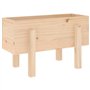 vidaXL Jardinière 62x30x38 cm Bois Massif de pin