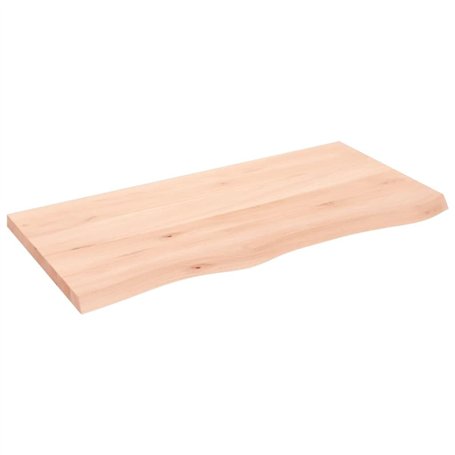 Dessus de table 100x50x(2 4) cm bois de chêne massif non traité