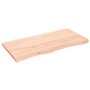 Dessus de table 100x50x(2 4) cm bois de chêne massif non traité