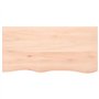 Dessus de table 100x50x(2 4) cm bois de chêne massif non traité