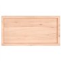 Dessus de table 100x50x(2 4) cm bois de chêne massif non traité