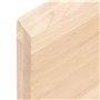 Dessus de table 100x50x(2 4) cm bois de chêne massif non traité