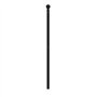 vidaXL Tête de lit métal Noir 160 cm, tête de lit pour lit Double, tête de lit Noire, tête de lit en métal