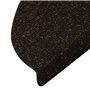 vidaXL Tapis d'escalier Auto-adhésifs 10 pcs Anthracite 65x22,5x3,5 cm, décoration de Marche, Protection de Marche d'escalier, d