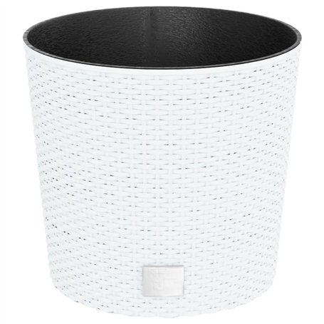 vidaXL Jardinière et intérieur Amovible Blanc 15/15