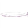vidaXL Dessus de Table 40x40x2,5 cm carré Bois Massif de hêtre