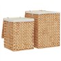 vidaXL Paniers à Linge 2 pcs hyacinthe d'eau