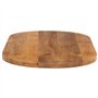 8 cm Ovale Bois Massif de Ma