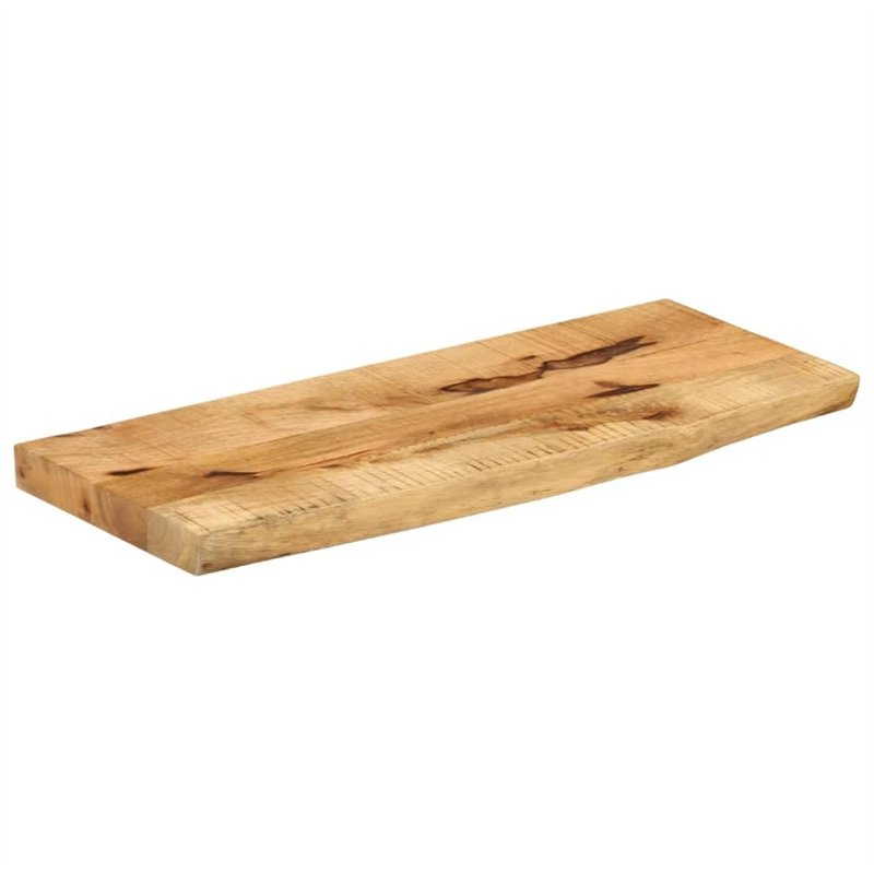 Image secondaire de vidaXL Dessus de Table 70x40x2,5 cm Bord Vivant Bois Massif manguier, Dessus de Table en Bois, Dessus de Table d'appoint, Dessus