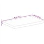 vidaXL Dessus de Table à Bord Vivant 40x30x2,5 cm Bois Massif manguier