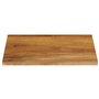 vidaXL Dessus de Table à Bord Vivant 40x40x2,5 cm Bois Massif manguier