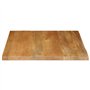 vidaXL Dessus de Table à Bord Vivant 40x40x2,5 cm Bois Massif manguier