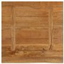 vidaXL Dessus de Table à Bord Vivant 40x40x2,5 cm Bois Massif manguier