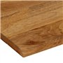 vidaXL Dessus de Table à Bord Vivant 40x40x2,5 cm Bois Massif manguier