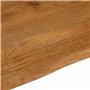 vidaXL Dessus de Table à Bord Vivant 40x40x2,5 cm Bois Massif manguier