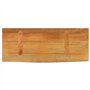 vidaXL Dessus de Table à Bord Vivant 80x20x3,8 cm Bois Massif manguier