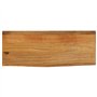 vidaXL Dessus de Table à Bord Vivant 90x20x3