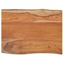 vidaXL Dessus de Table 50x40x2,5 cm rectangulaire Bois Massif d'acacia