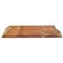 vidaXL Dessus de Table Rectangulaire 80x60x2,5 cm en Bois Massif d'Acacia - Planche de Remplacement pour Table à Manger