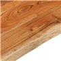 Dessus de table 80x60x3,8 cm rectangulaire bois massif d acacia
