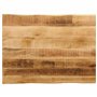 vidaXL Dessus de Table Bord Vivant 70x60x3