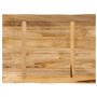 vidaXL Dessus de Table Bord Vivant 70x60x3,8 cm Bois de manguier Brut, Dessus de Table en Bois, Dessus de Table d'appoint, Dessu