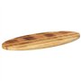 5 cm Ovale Bois Massif de manguier