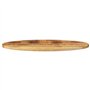 vidaXL Dessus de Table 90x40x2,5 cm Ovale Bois Massif de manguier