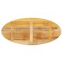 vidaXL Dessus de Table 90x40x2,5 cm Ovale Bois Massif de manguier