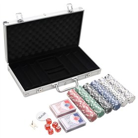 vidaXL Jeu de jetons de Poker 300 pcs 11