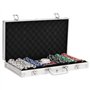 vidaXL Jeu de jetons de Poker 300 pcs 11,5 g