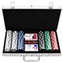 vidaXL Jeu de jetons de Poker 300 pcs 11,5 g