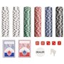 vidaXL Jeu de jetons de Poker 300 pcs 11,5 g