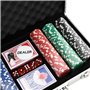 vidaXL Jeu de jetons de Poker 300 pcs 11,5 g
