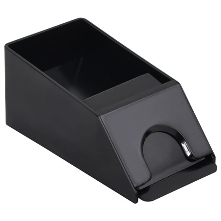 vidaXL Sabot de Cartes à Jouer Noir 2 Jeux