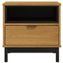 vidaXL Table d'appoint FLAM 50x50x50 cm Bois de pin Massif, Table, Table d'appoint pour Le Salon, Table de téléphone, Table de L
