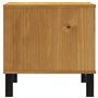 vidaXL Table d'appoint FLAM 50x50x50 cm Bois de pin Massif, Table, Table d'appoint pour Le Salon, Table de téléphone, Table de L