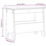 Meuble de Rangement avec Siège Salon Couloir Intérieur
