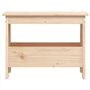 vidaXL Banc d'Entrée, Banc à Chaussures avec Étagère, Meuble de Rangement avec Siège Salon Couloir Intérieur, Marron Bois de Pin