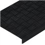 vidaXL Marches d'escalier 10 pcs 25x75 cm Caoutchouc