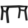 vidaXL Pieds de Table Basse Cadre en Y, Pieds de Table d'Appoint, Pieds de Table d'Extrémité Salon Maison Intérieur, 60x40x38 cm