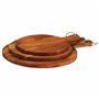 vidaXL Planche à découper 3 pcs cm bois d'acacia massif, planche à découper en bois, planche à fromage, planche de cuisine