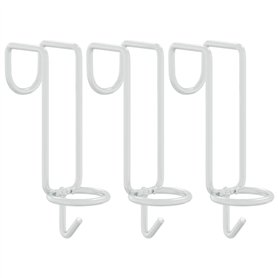 vidaXL Crochet de seau portable argenté acier galvanisé