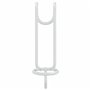 vidaXL Crochet de seau portable argenté acier galvanisé, support de seau, crochet de seau d’eau, support de seau de cheval, port