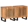 vidaXL Tables de Chevet 2 pcs