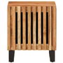 vidaXL Tables de Chevet 2 pcs, Armoires de Lit avec Rangement, Tables de Nuit, Meubles de Chambre à Coucher Intérieur, Bois d'Ac