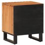 vidaXL Tables de Chevet 2 pcs, Armoires de Lit avec Rangement, Tables de Nuit, Meubles de Chambre à Coucher Intérieur, Bois d'Ac