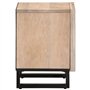 vidaXL Table de Chevet, Armoire de Lit avec Rangement, Table de Nuit, Meuble de Chambre à Coucher Intérieur, Bois de Manguier Ma