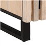 vidaXL Table de Chevet, Armoire de Lit avec Rangement, Table de Nuit, Meuble de Chambre à Coucher Intérieur, Bois de Manguier Ma