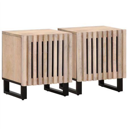 vidaXL Tables de Chevet 2 pcs